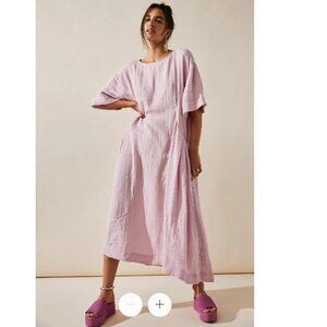 Free People Dress "Live Light Midi" Lavender Size L